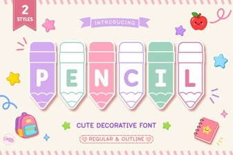 Pencil Font: Free Decorative Handwriting Typeface for Creative Projects