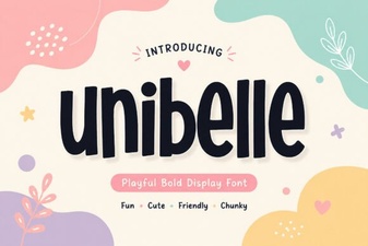 Unibelle Font: Elegant Script for Creative Design Projects