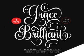Grace Brilliant Font: Elegant Typography for Creative Design