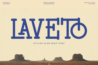 Elegant Laveto Font for Modern Design Projects